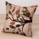 Premium Decorative Cushion - Owl in Autumn Cushion