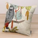Premium Decorative Cushion - Parrot Garden Cushion