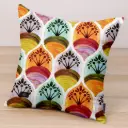 Premium Decorative Cushion - Rainbow Garden Cushion