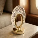 Luxe Crystal Halo Table Lamp