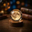 Glow Crystal Globe Lamp