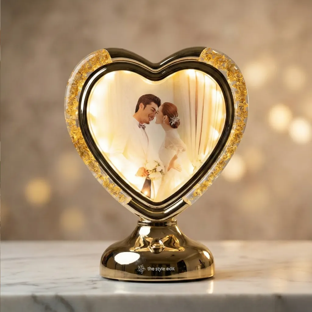 Forever Love Heart Photo Frame