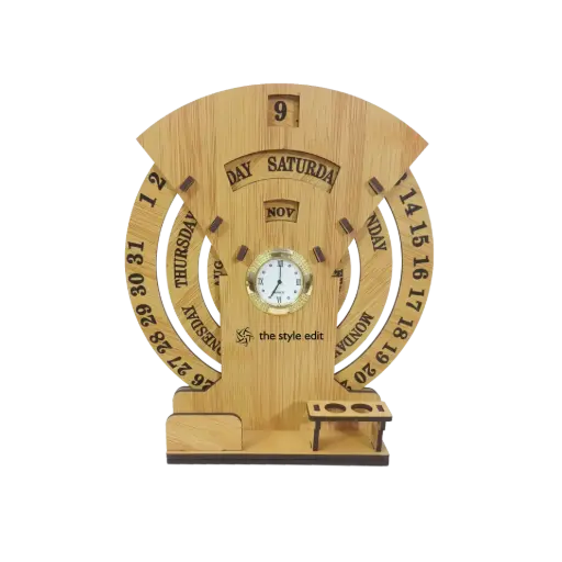 Wooden Table Calendar